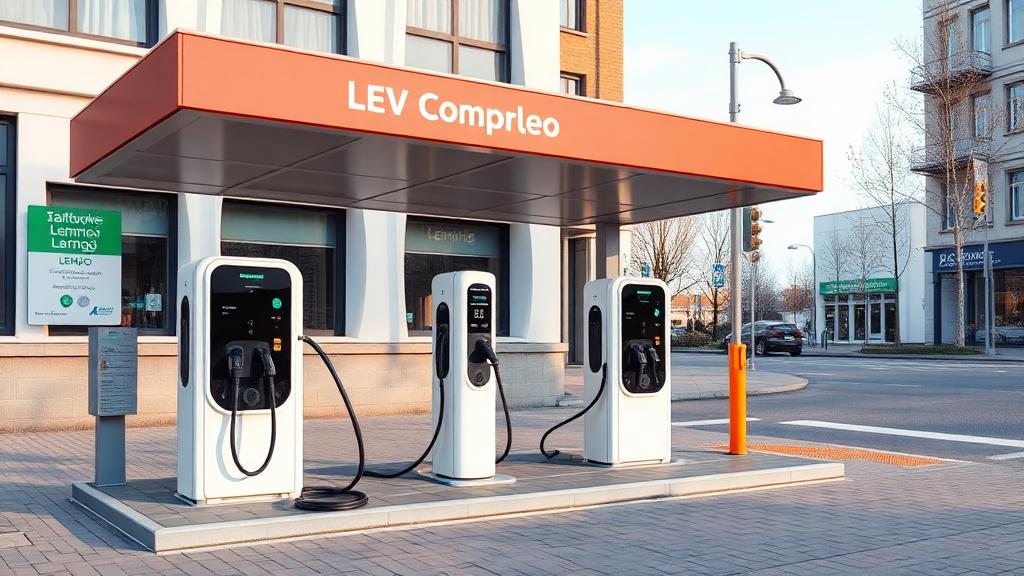 Fasilitas dan lokasi Compleo-Ladestation Stadtwerke Lemgo Part 1