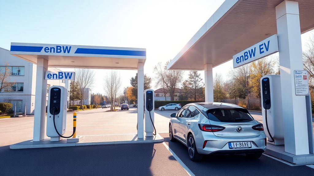 Fasilitas dan lokasi EnBW Ladestation Part 1