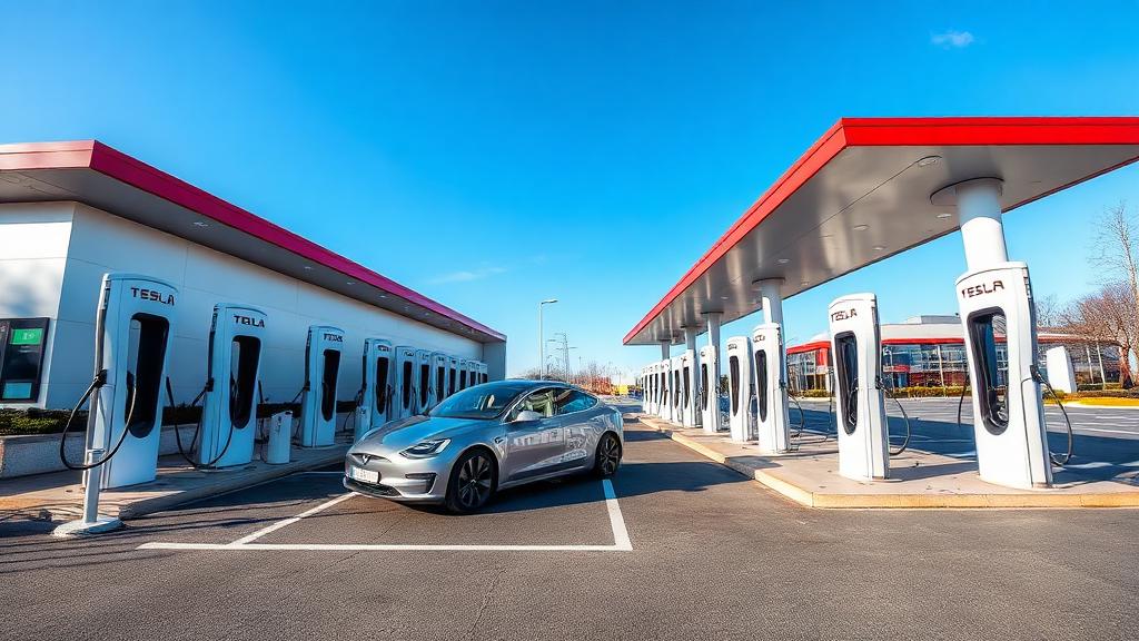 Informationen und Standort der Tesla Supercharger Augsburg Part 1