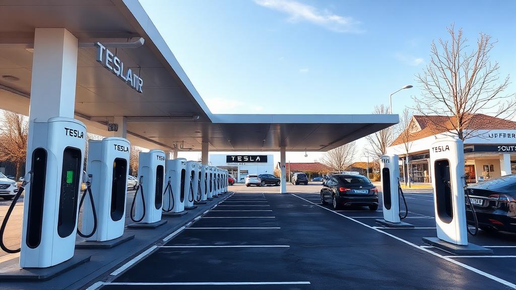 Informationen und Standort der Tesla Supercharger Baden-Baden Part 1