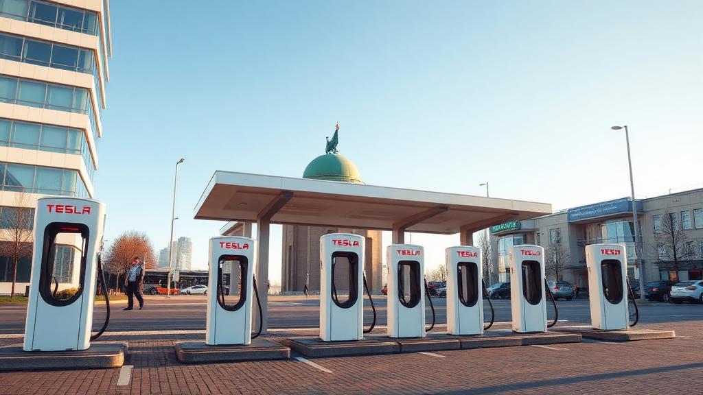 Informationen und Standort der Tesla Supercharger Berlin Part 1