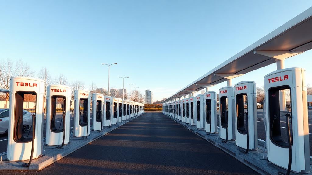 Informationen und Standort der Tesla Supercharger Berlin Part 1