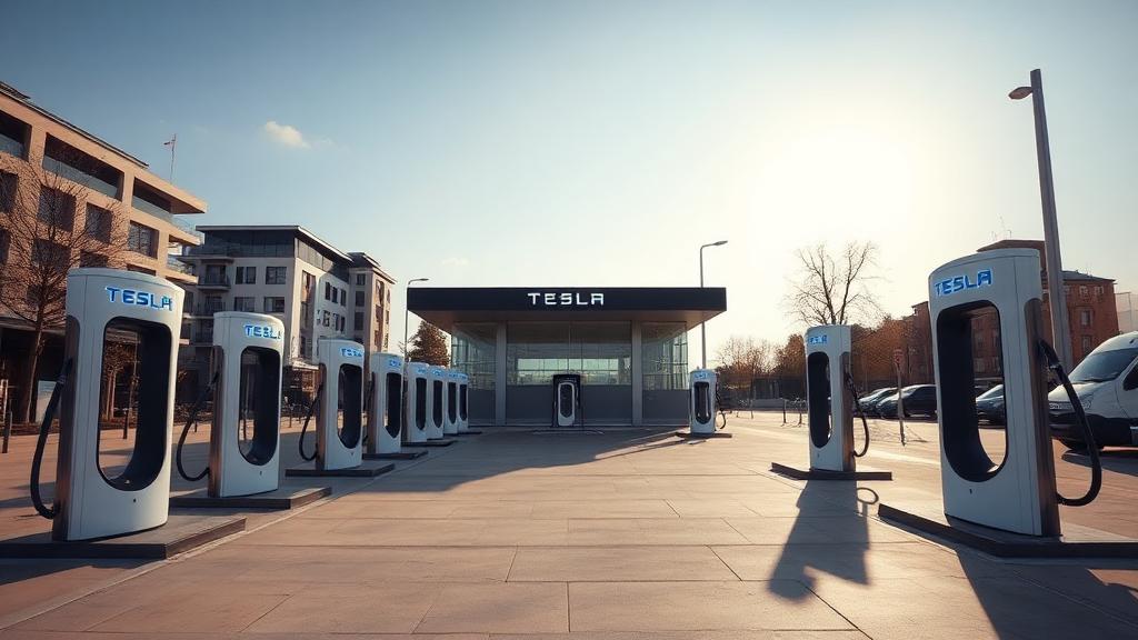 Informationen und Standort der Tesla Supercharger Bielefeld Part 1