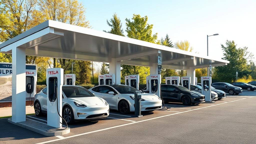 Informationen und Standort der Tesla Supercharger Bispingen-Behringen Part 1