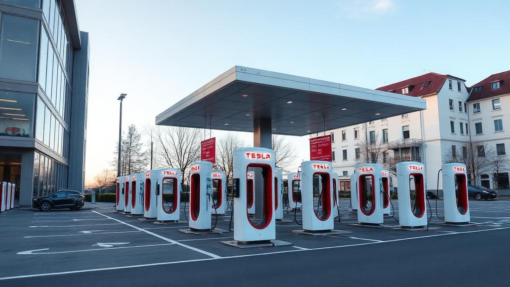 Informationen und Standort der Tesla Supercharger Bonn Part 1