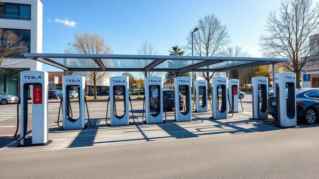 Informationen und Standort der Tesla Supercharger Braunschweig Part 1