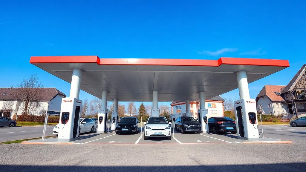 Informationen und Standort der Tesla Supercharger Brunnthal Part 1