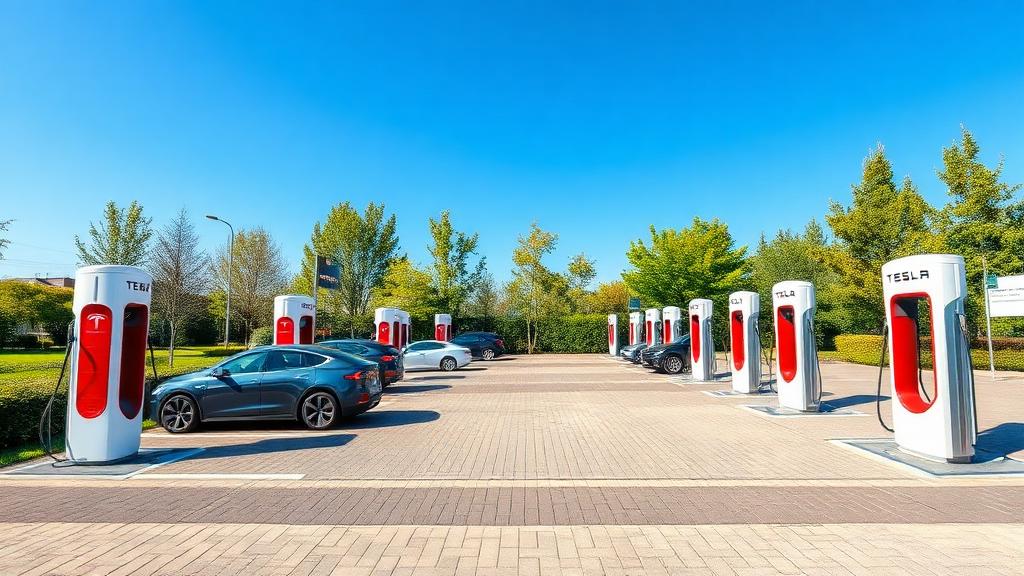 Informationen und Standort der Tesla Supercharger Dasing Part 1