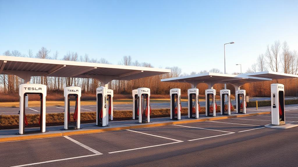 Informationen und Standort der Tesla Supercharger Ebersdorf bei Coburg Part 1