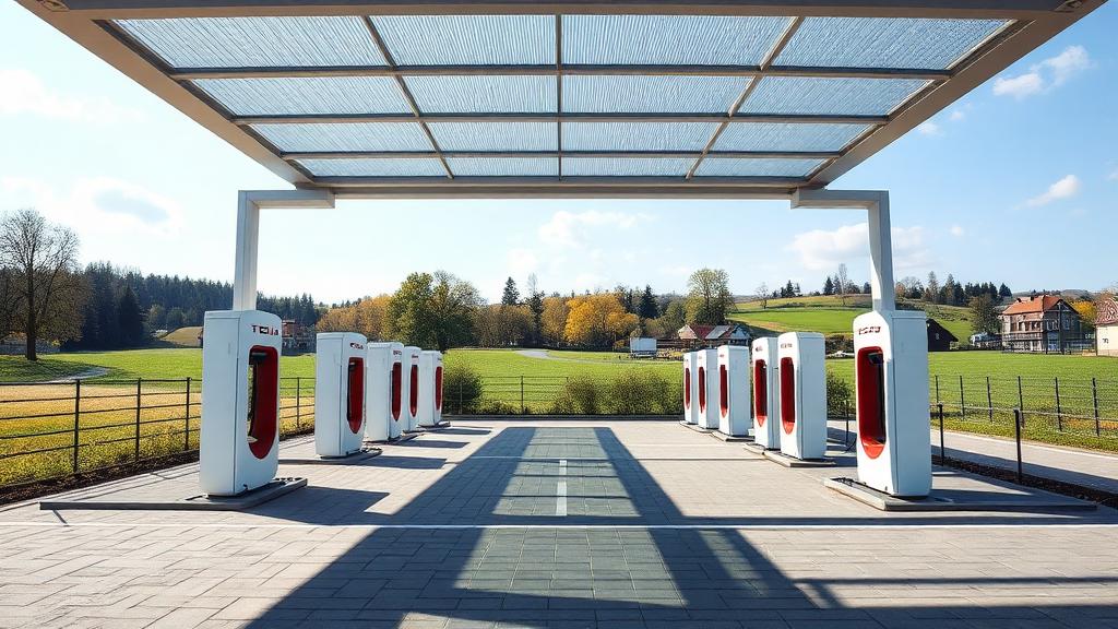 Informationen und Standort der Tesla Supercharger Eichenzell Part 1