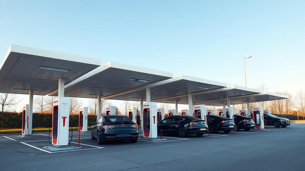Informationen und Standort der Tesla Supercharger Elmshorn Part 1
