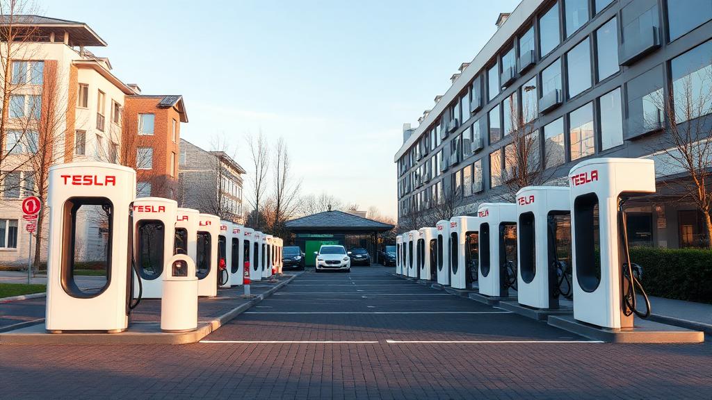Informationen und Standort der Tesla Supercharger Erlangen Part 1
