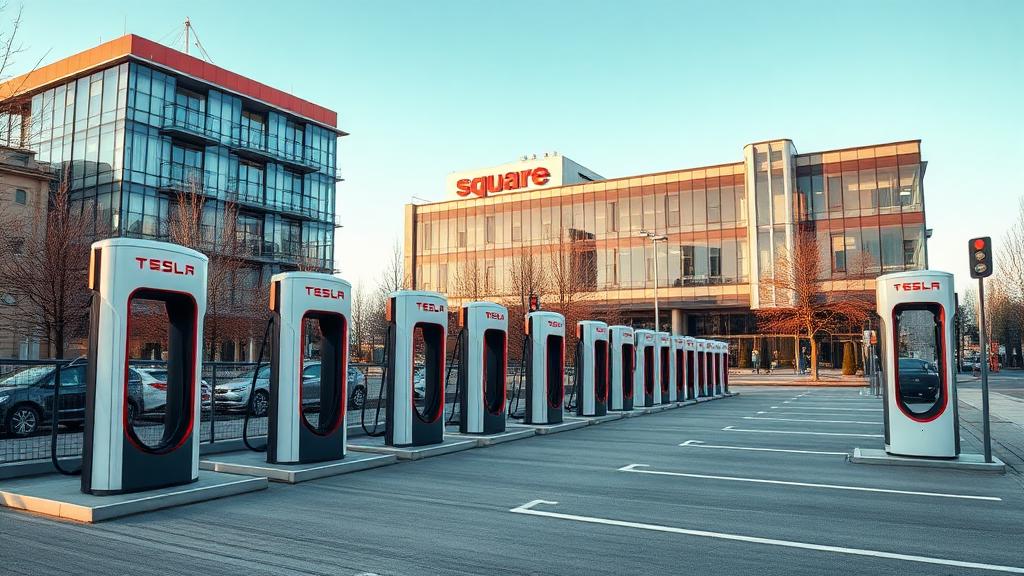 Informationen und Standort der Tesla Supercharger Frankfurt Part 1