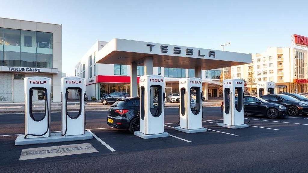 Informationen und Standort der Tesla Supercharger Friedrichsdorf Part 1