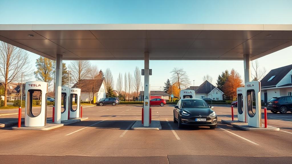 Informationen und Standort der Tesla Supercharger Gera Part 1