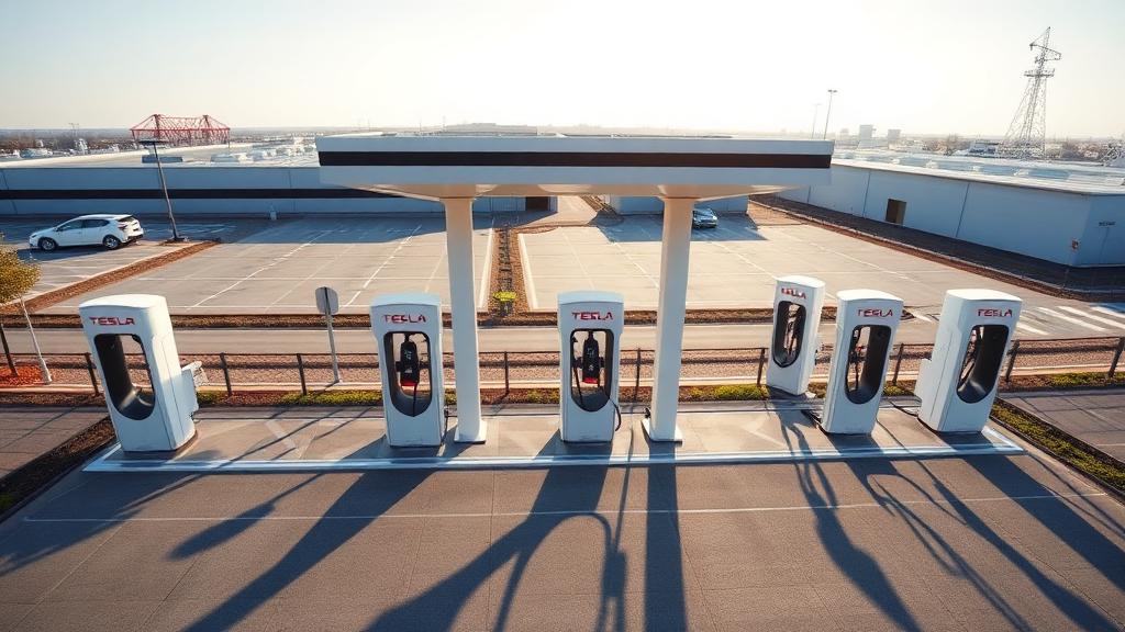 Informationen und Standort der Tesla Supercharger Gigafactory Berlin-Brandenburg Part 1
