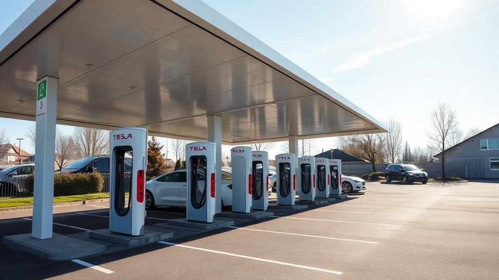 Informationen und Standort der Tesla Supercharger Gilching Part 1