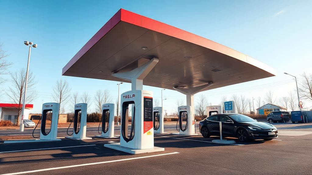 Informationen und Standort der Tesla Supercharger Herborn Part 1