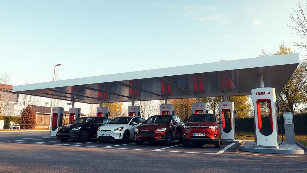 Informationen und Standort der Tesla Supercharger Hockenheim Part 1