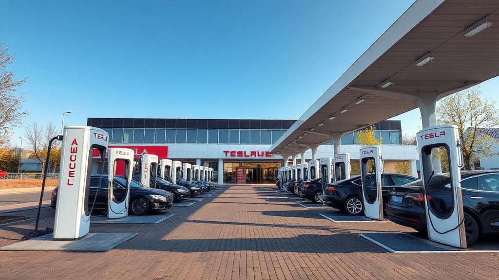 Informationen und Standort der Tesla Supercharger Öhringen Part 1