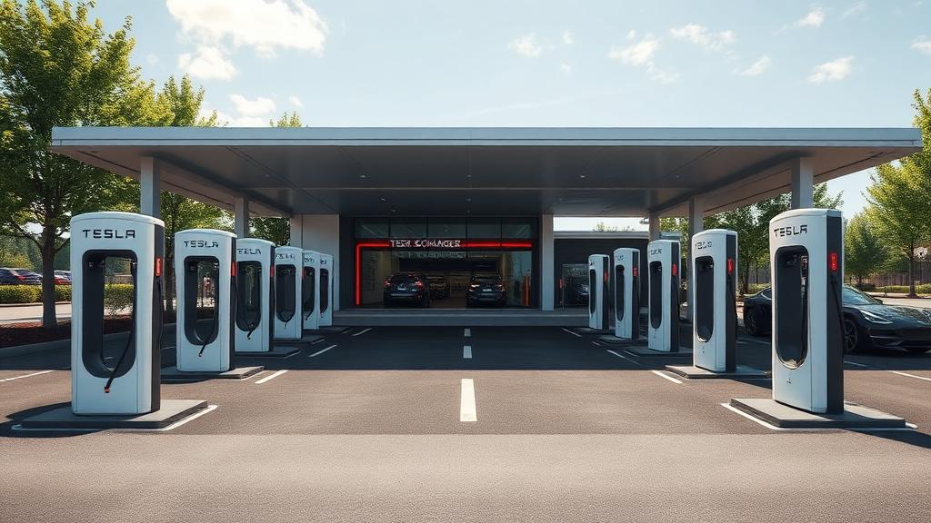 Informationen und Standort der Tesla Supercharger Karlsruhe Part 1