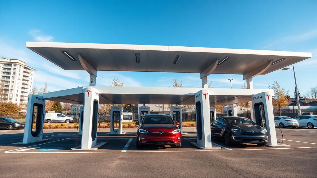Informationen und Standort der Tesla Supercharger Koblenz Part 1