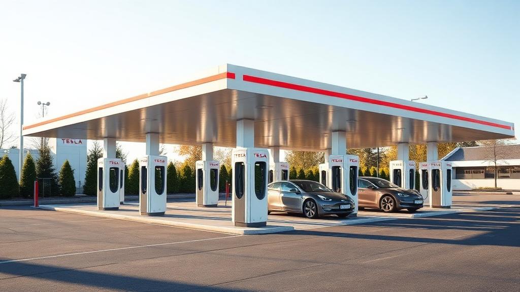 Informationen und Standort der Tesla Supercharger Langenhagen Part 1