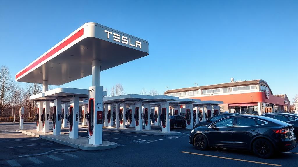 Informationen und Standort der Tesla Supercharger Limburg an der Lahn Part 1