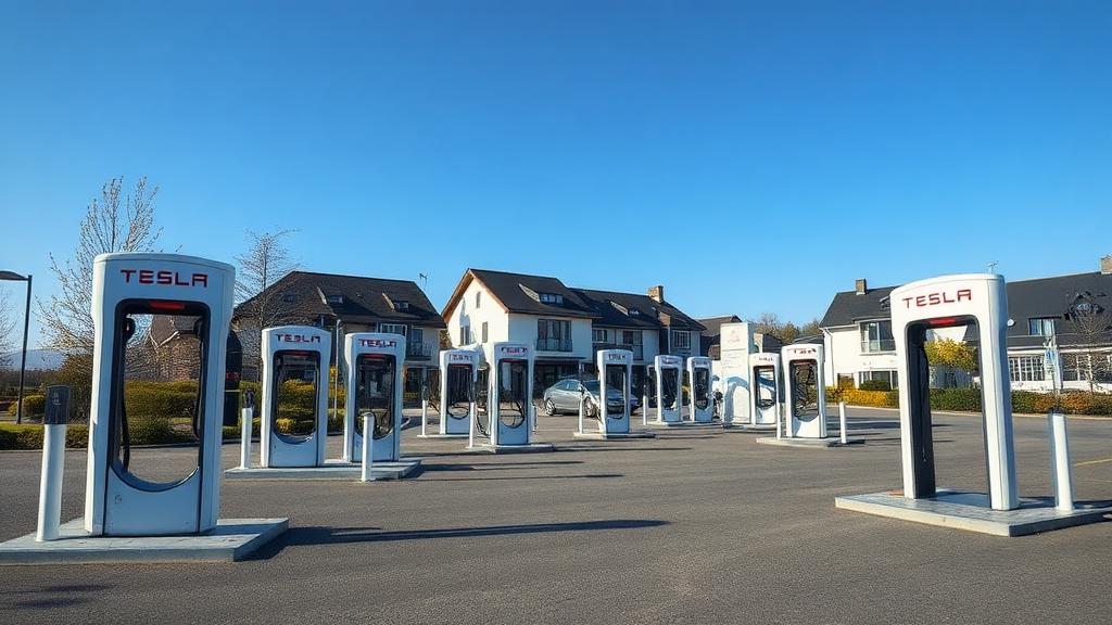 Informationen und Standort der Tesla Supercharger Linstow Part 1
