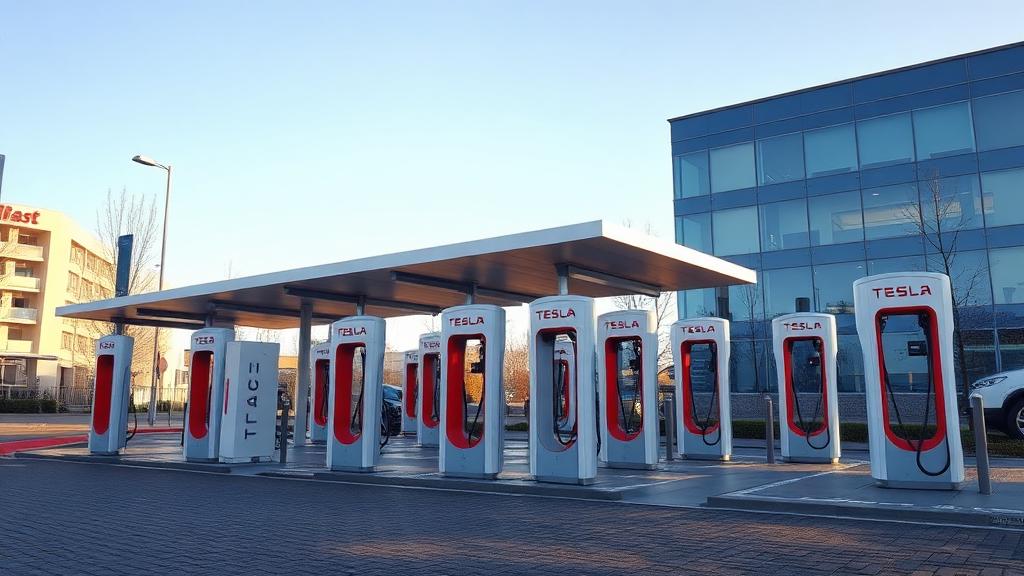 Informationen und Standort der Tesla Supercharger Münster Part 1