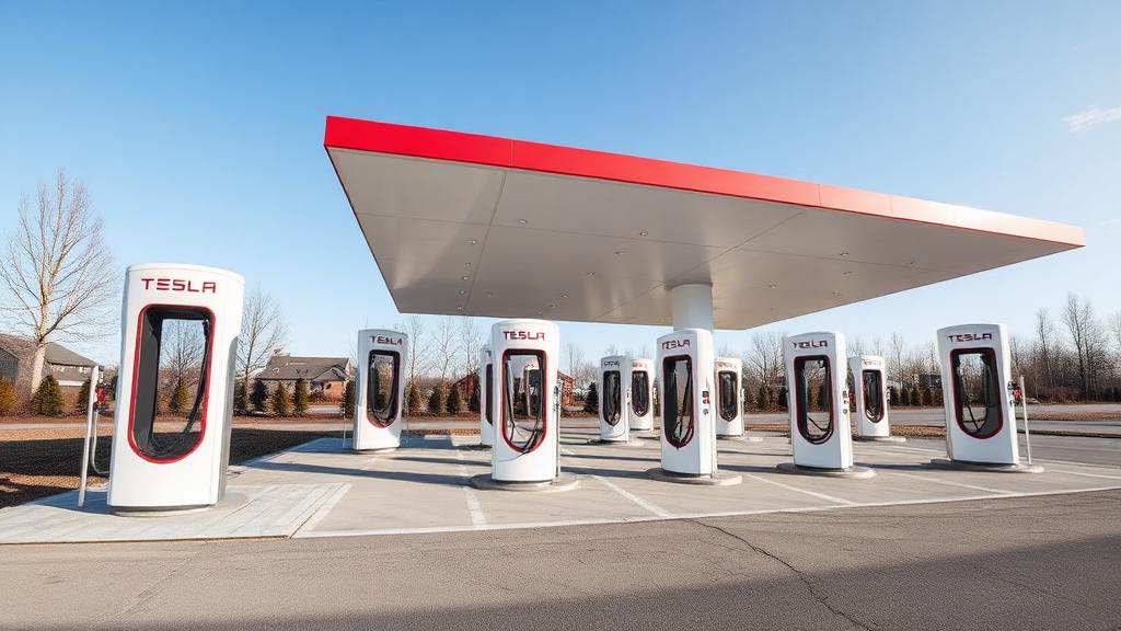Informationen und Standort der Tesla Supercharger Magdeburg Part 1