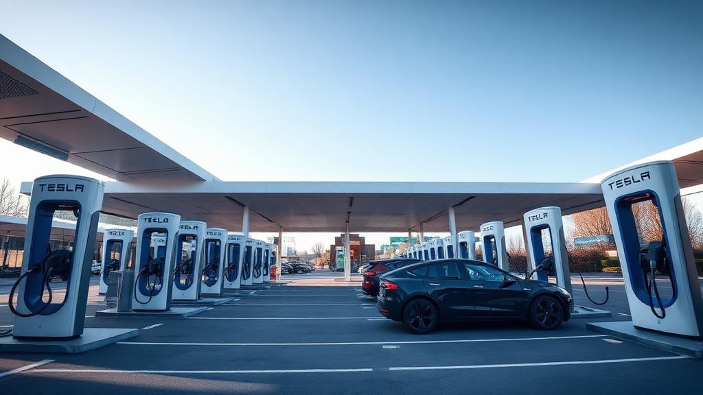 Informationen und Standort der Tesla Supercharger Merklingen Part 1