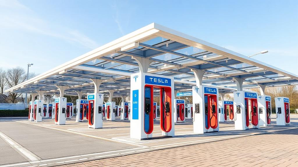 Informationen und Standort der Tesla Supercharger Montabaur Part 1