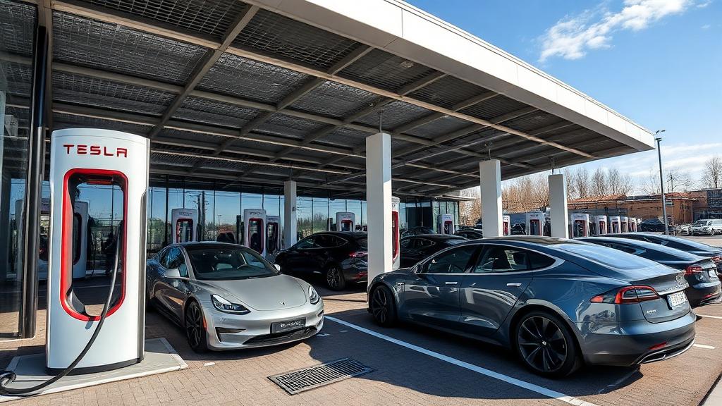 Informationen und Standort der Tesla Supercharger Motorworld München Part 1