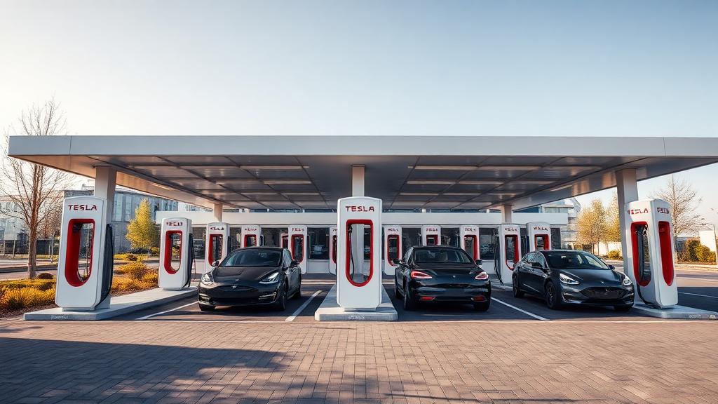 Informationen und Standort der Tesla Supercharger Neuss Part 1