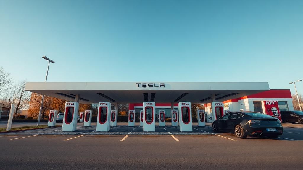 Informationen und Standort der Tesla Supercharger Offenburg Part 1