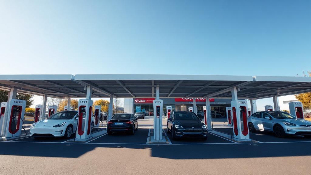 Informationen und Standort der Tesla Supercharger Rüsselsheim Part 1