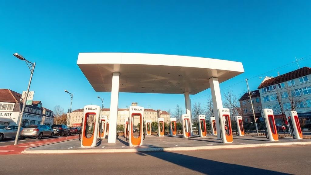 Informationen und Standort der Tesla Supercharger Regensburg - Ostenviertel Part 1