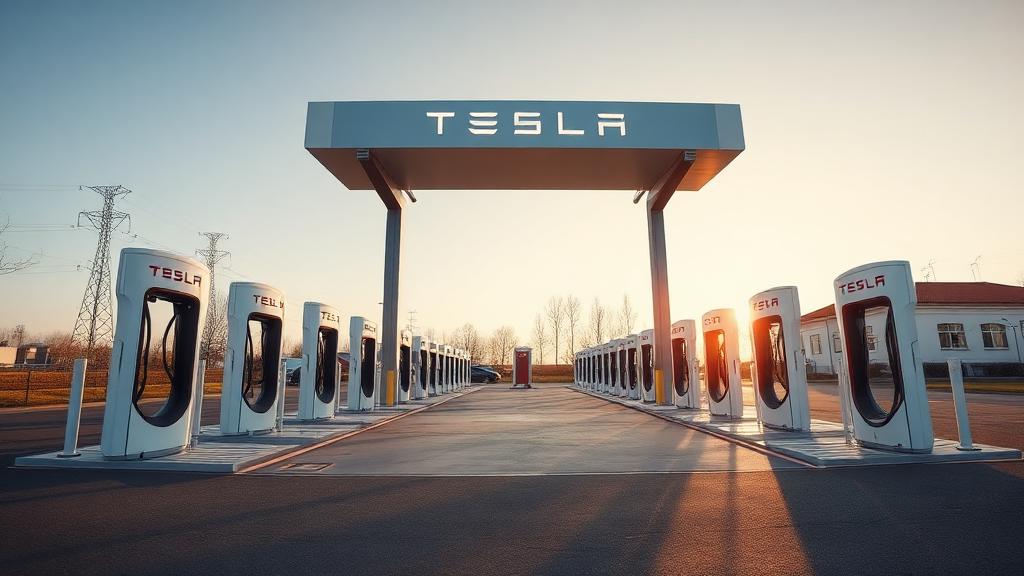 Informationen und Standort der Tesla Supercharger Rostock-Bentwisch Part 1
