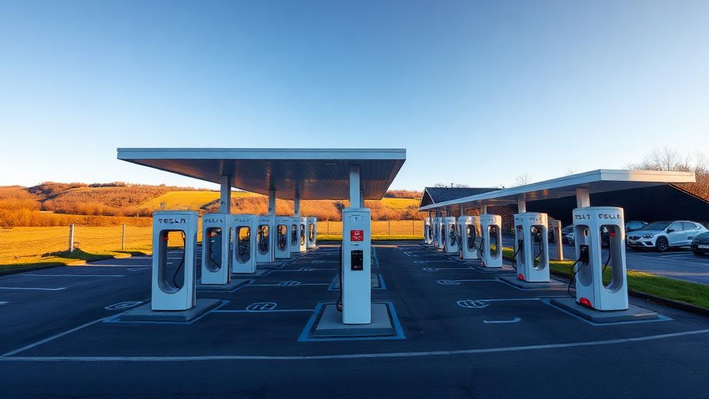Informationen und Standort der Tesla Supercharger Schleiz Part 1