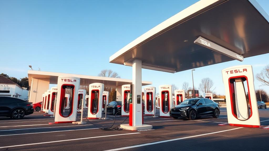 Informationen und Standort der Tesla Supercharger Schwarzheide Part 1