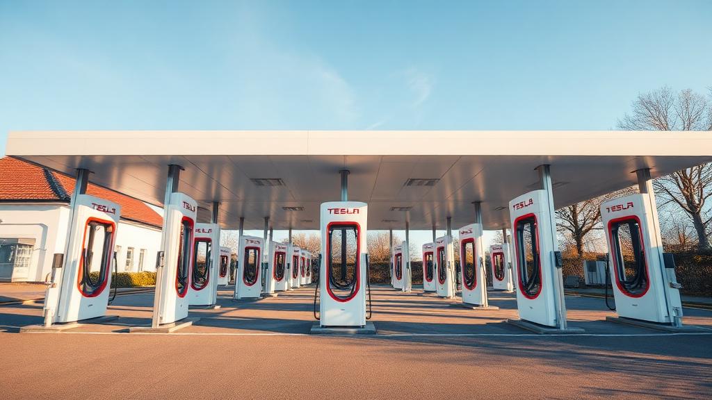 Informationen und Standort der Tesla Supercharger Sittensen Part 1