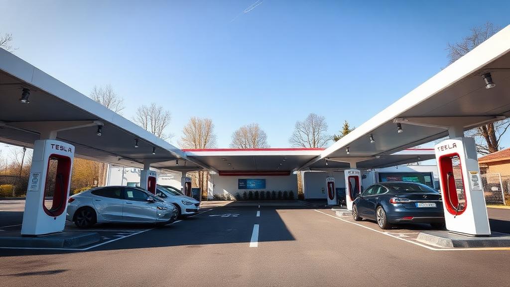 Informationen und Standort der Tesla Supercharger Tiengen Part 1