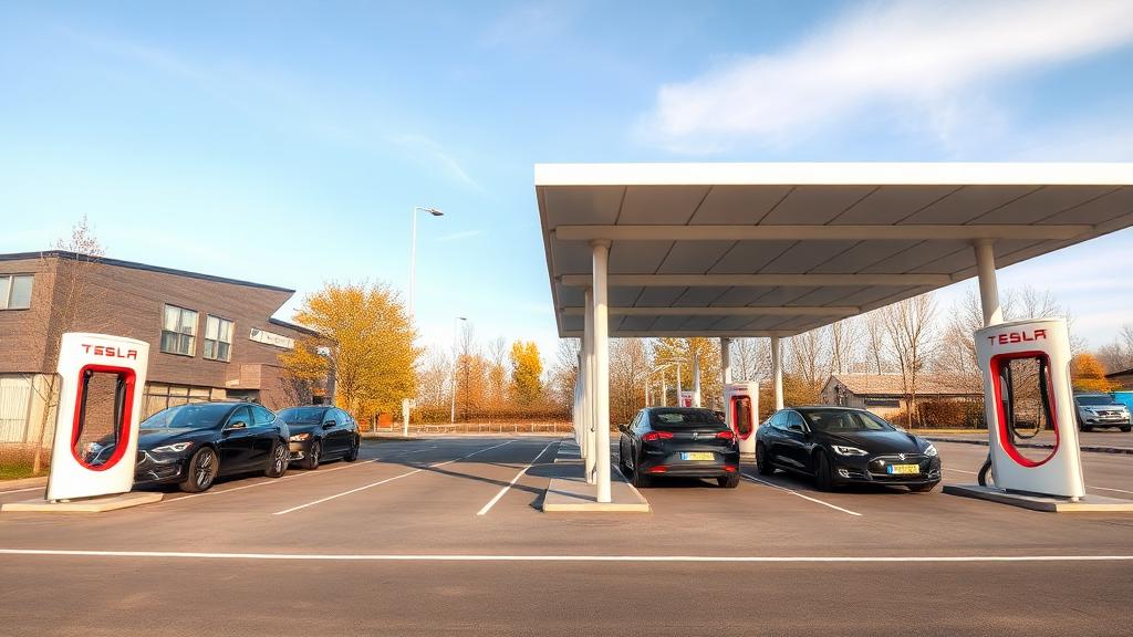 Informationen und Standort der Tesla Supercharger Wildau Part 1