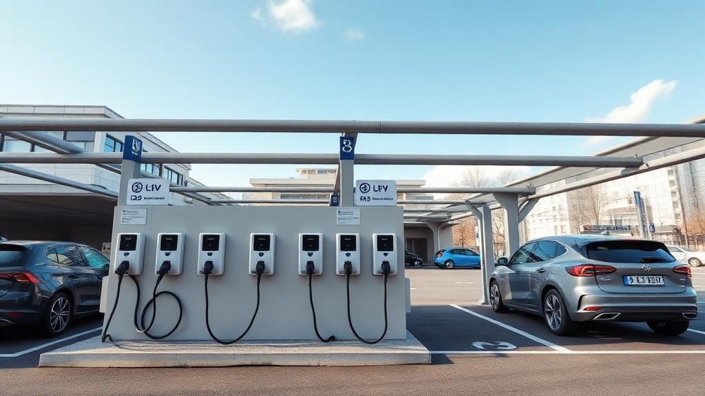 Informationen und Standort der DB Bahn-Parkhaus P1 Stromtankstelle Part 1